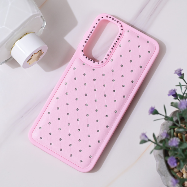 Maska za Samsung Galaxy A16 5G Bling roze - 219105