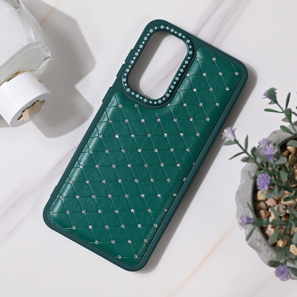 Maska za Samsung Galaxy A36 5G Bling zelena - 221232