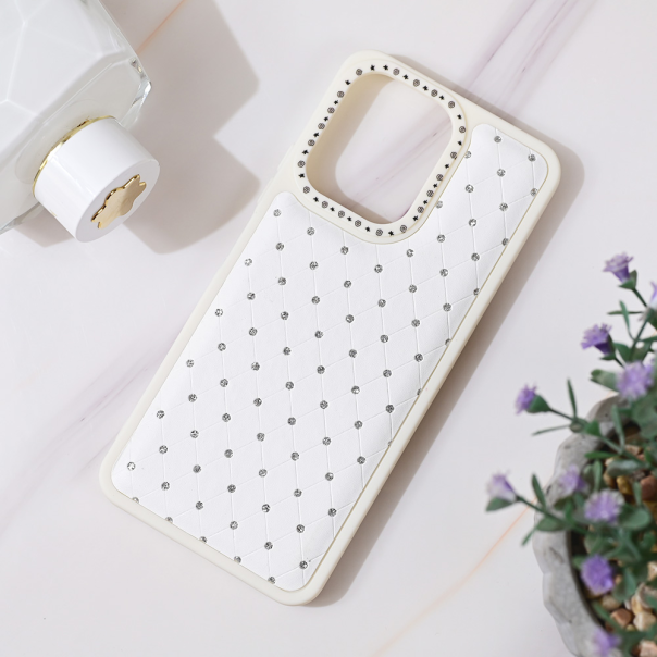 Torbica Bling za Xiaomi Redmi 13C bela - 219141