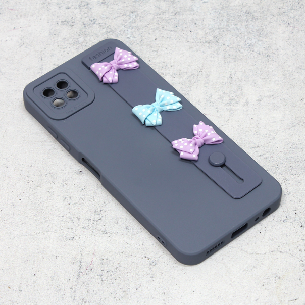 Maska za Samsung Galaxy A22 5G Bow ljubičasta - 202047