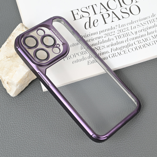 Maska za iPhone 15 Pro 6.1 Bracket ljubičasta - 214789