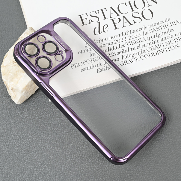 Maska za iPhone 15 Pro Max 6.7 Bracket ljubičasta - 214793