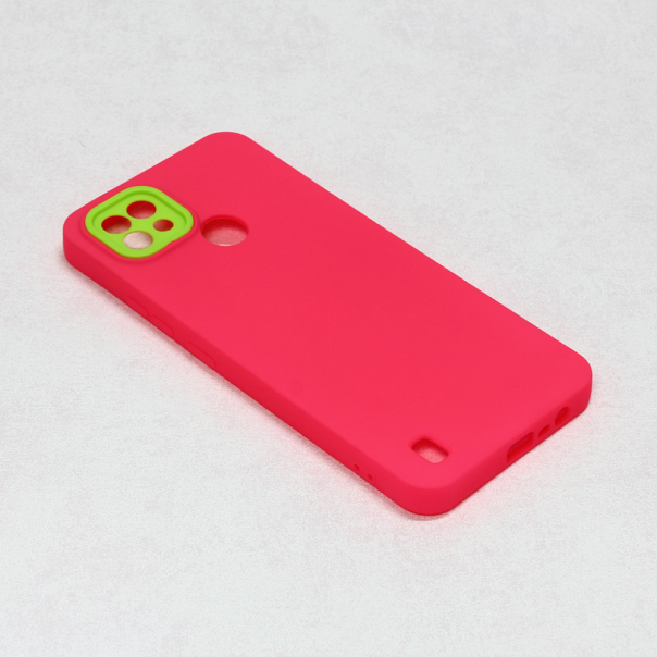 Maska za Realme C21 Camera Color HD pink - 98837