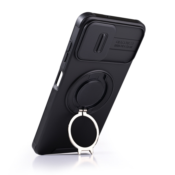 Torbica CamShield Ring stand za Samsung A065F Galaxy A06 crna - 218863