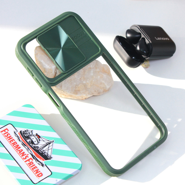 Maska za Samsung Galaxy A14 4G/5G CamShield zelena - 206083-1