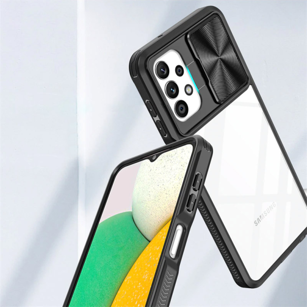 Maska za Samsung Galaxy A34 5G CamShield ljubičasta - 206841