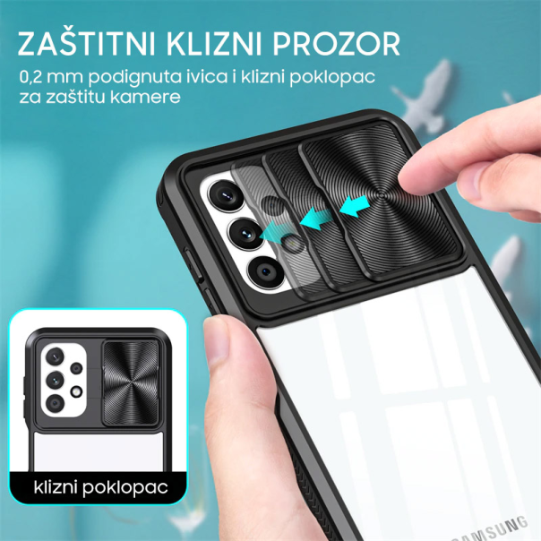 Maska za Samsung Galaxy A34 5G CamShield ljubičasta - 206841