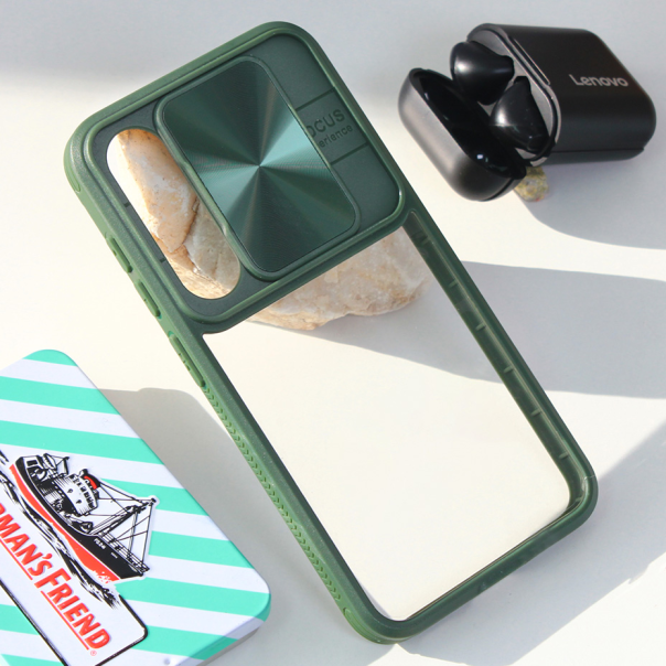 Maska za Samsung Galaxy S23 Plus CamShield zelena - 206086
