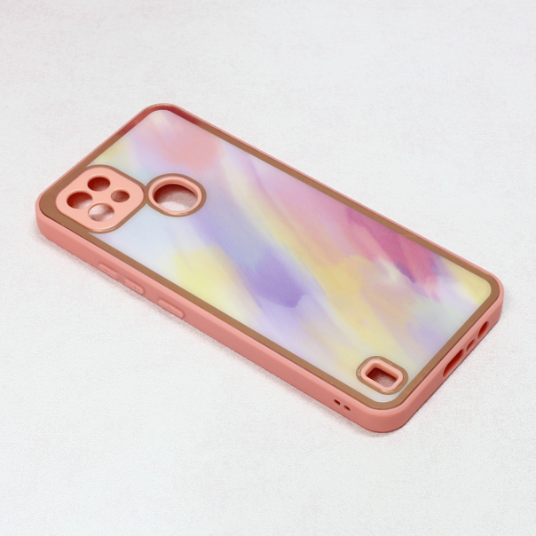 Maska za Realme C21 Candy Marble svetlo ljubičasta - 98690