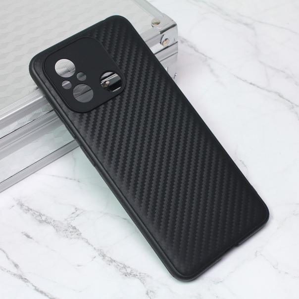 Torbica Carbon fiber za Xiaomi Redmi 12C crna - 207214