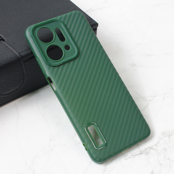 Torbica Carbon Stripe za Honor X7a zelena - 211639
