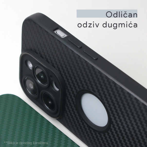 Maska za iPhone 11 6.1 Carbon Stripe plava - 211644