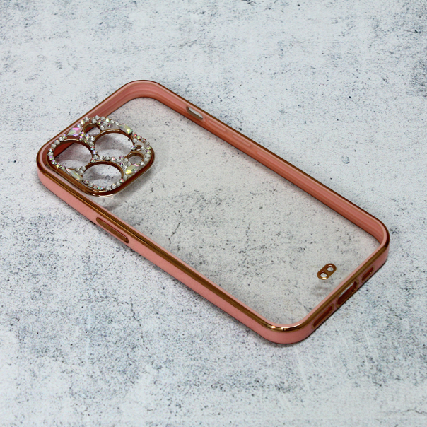 Maska za iPhone 13 Pro 6.1 Cirkon Camera roze - 96928