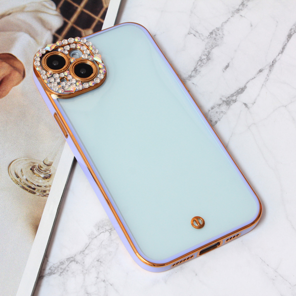 Maska za iPhone 15 Plus 6.7 Cirkon Camera ljubičasta - 210724