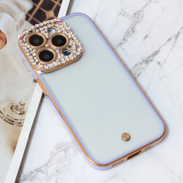 Torbica Cirkon Camera za iPhone 15 Pro 6.1 ljubicasta - 210727