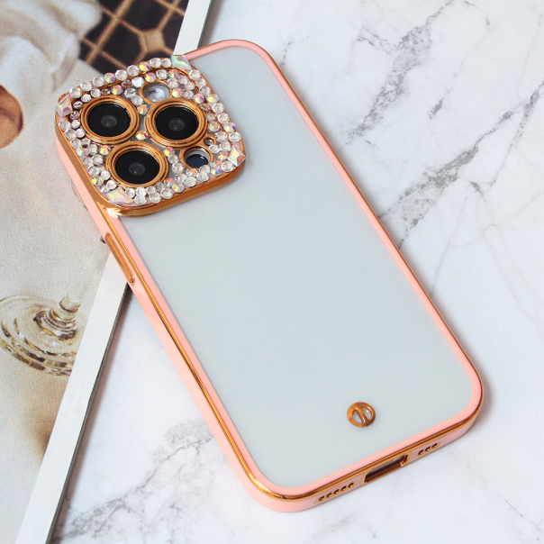 Torbica Cirkon Camera za iPhone 15 Pro 6.1 roze - 210728