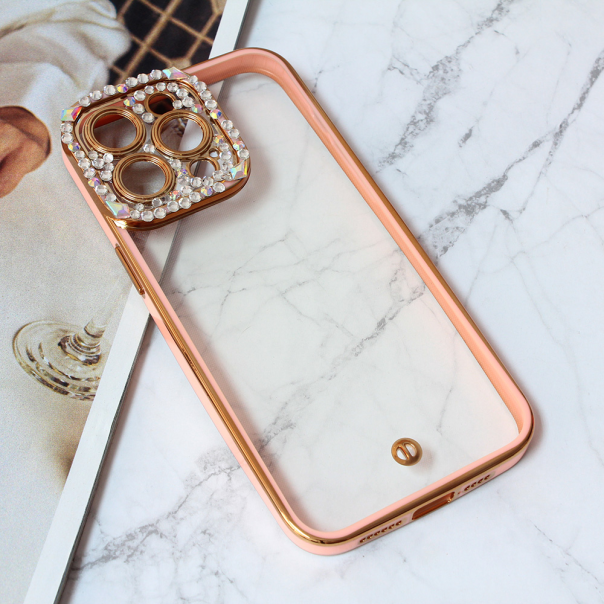 Torbica Cirkon Camera za iPhone 15 Pro Max 6.7 roze - 210731