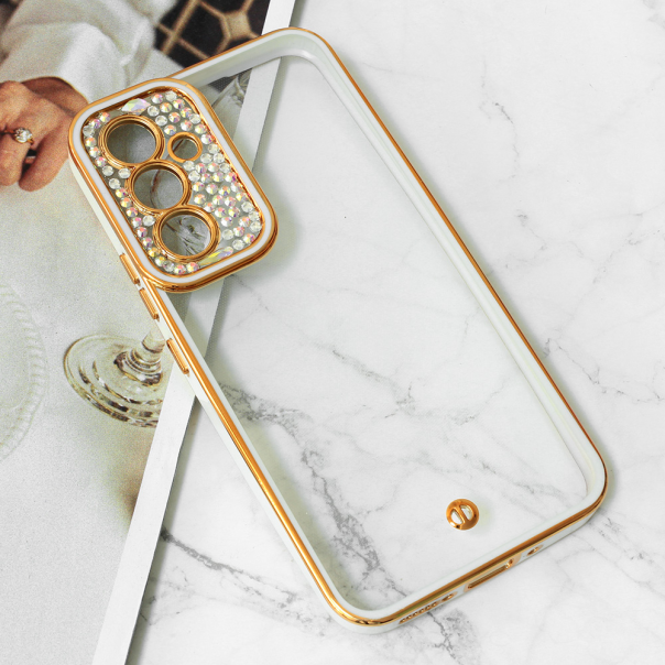 Maska za Samsung Galaxy A54 5G Cirkon Camera bela - 208765-1