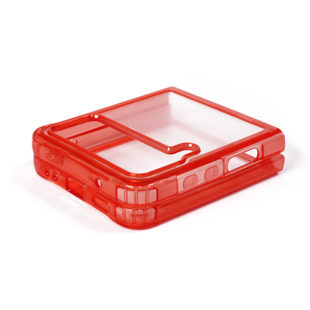 Torbica Clear TPU za Samsung F721B Galaxy Z Flip 4 5G crvena - 202707