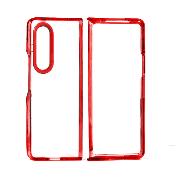 Torbica Clear TPU za Samsung F936B Galaxy Z Fold 4 5G crvena - 205097