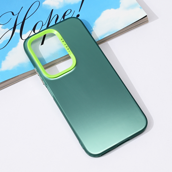 Maska za Honor 200 Lite Clear zelena - 215674