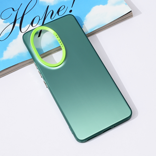 Maska za Honor 200 Pro Clear zelena - 215682