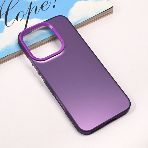 Maska za Honor 400 Lite Clear ljubicasta - 222469