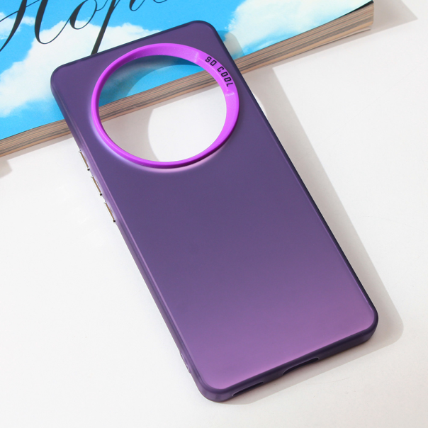 Maska za Honor Magic 6 Lite Clear ljubičasta - 213024