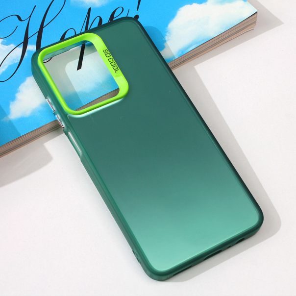 Maska za Honor X7a Clear zelena - 211751