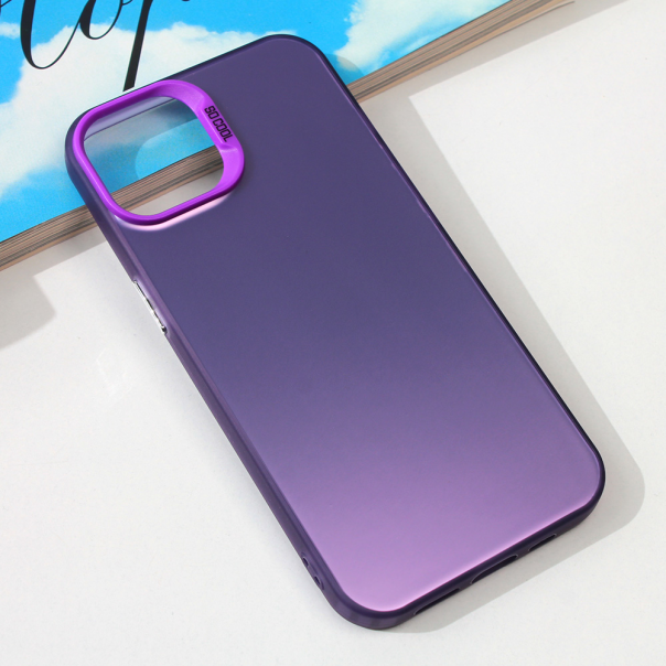 Maska za iPhone 14 6.1/13 6.1 Clear ljubičasta - 211764