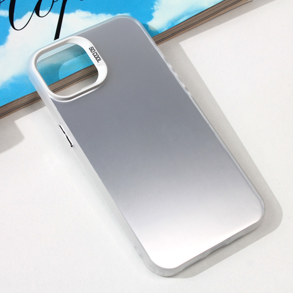 Maska za iPhone 15 6.1 Clear srebrna - 211780