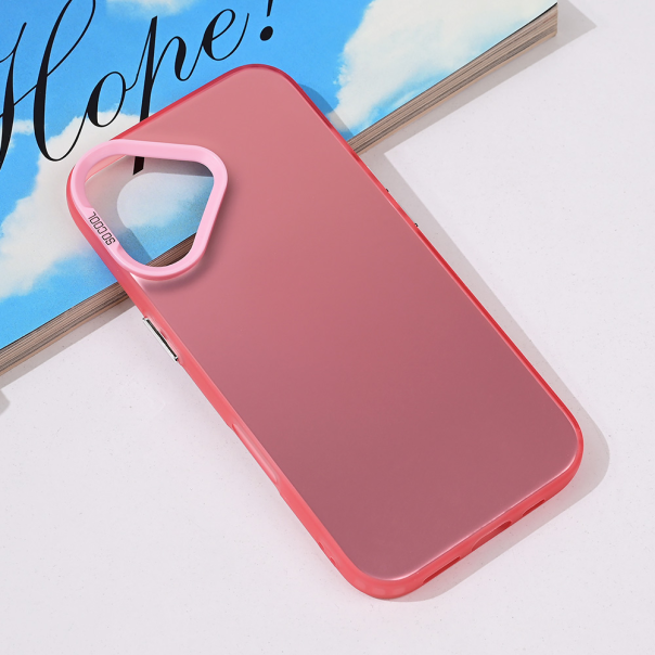 Maska za iPhone 16 6.1 Clear roze - 218097