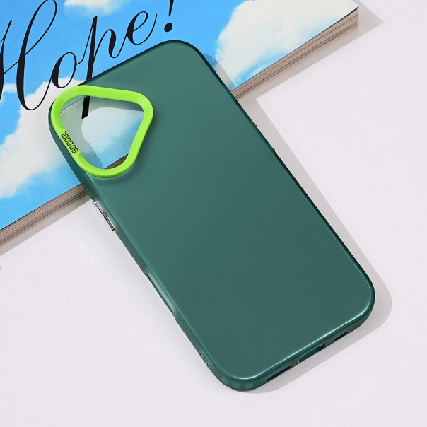 Maska za iPhone 16 6.1 Clear zelena - 218099