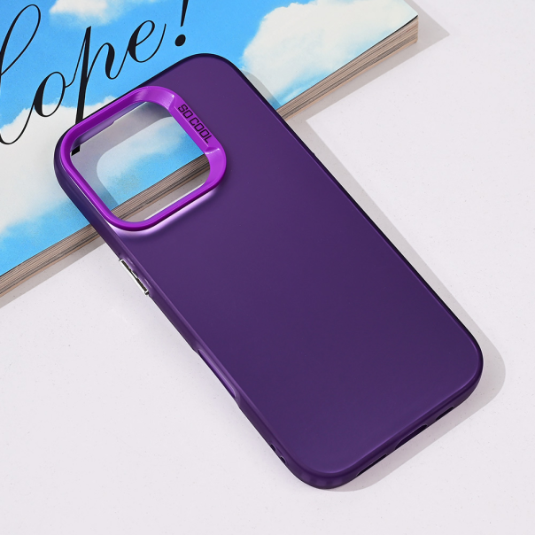 Maska za iPhone 16 Pro 6.3 Clear ljubičasta - 218101