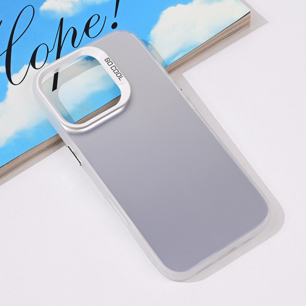 Maska za iPhone 16 Pro 6.3 Clear srebrna - 218104