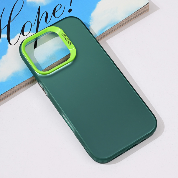 Maska za iPhone 16 Pro 6.3 Clear zelena - 218105