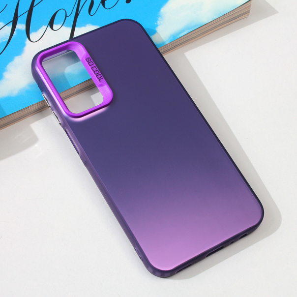 Maska za Samsung Galaxy A15 5G Clear ljubičasta - 211716