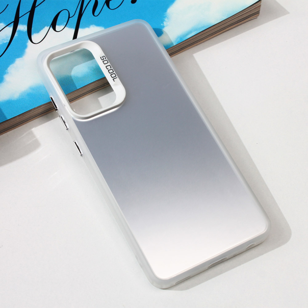 Maska za Samsung Galaxy A52 4G/A52 5G/A52s 5G Clear srebrna - 211736