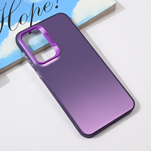 Maska za Samsung Galaxy A56 Clear ljubičasta - 219939