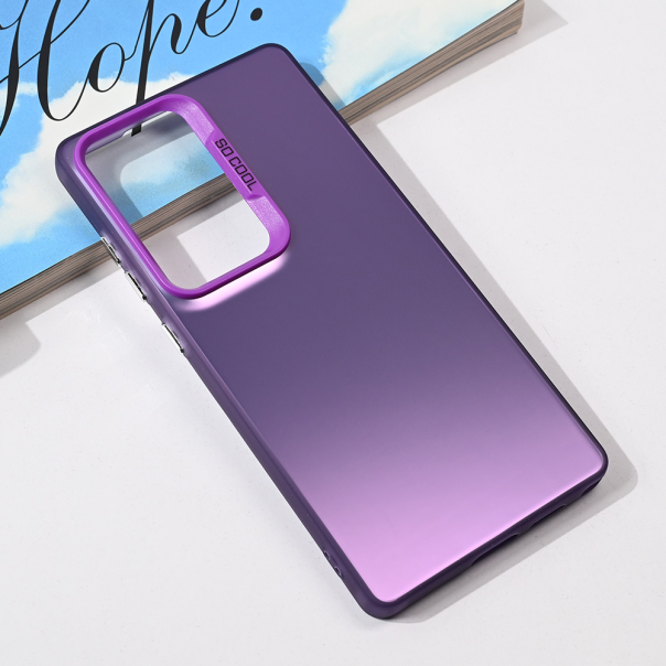 Torbica Clear za Samsung S938B Galaxy S25 Ultra ljubicasta - 219951