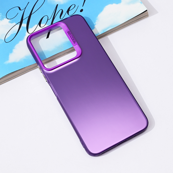 Maska za Xiaomi Redmi 13 Clear ljubičasta - 215687