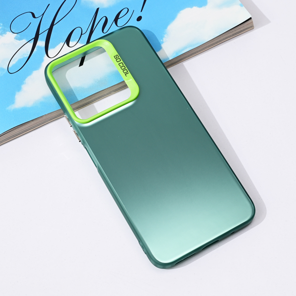 Maska za Xiaomi Redmi 13 Clear zelena - 215691