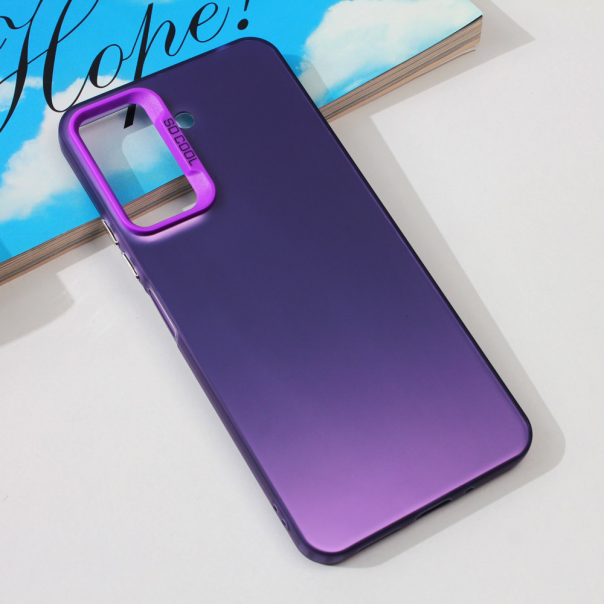 Maska za Xiaomi Redmi 13C Clear ljubičasta - 211698