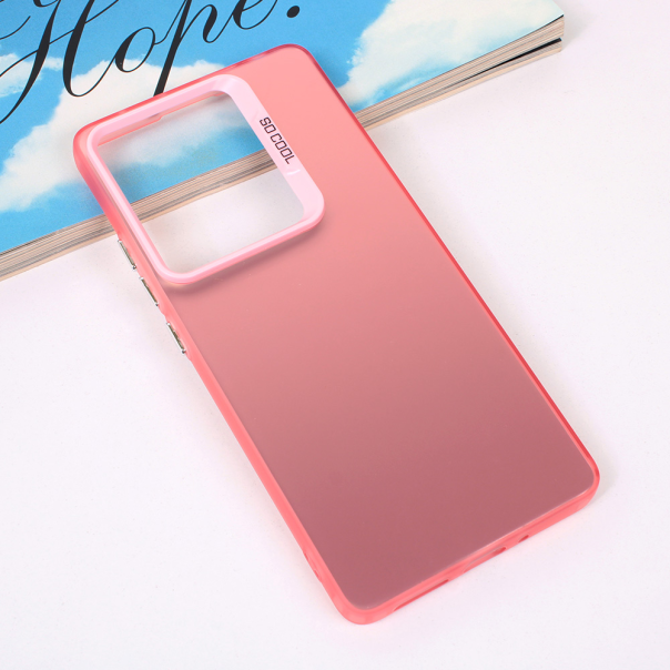 Maska za Xiaomi Redmi Note 13 Pro 4G Clear roze - 214191