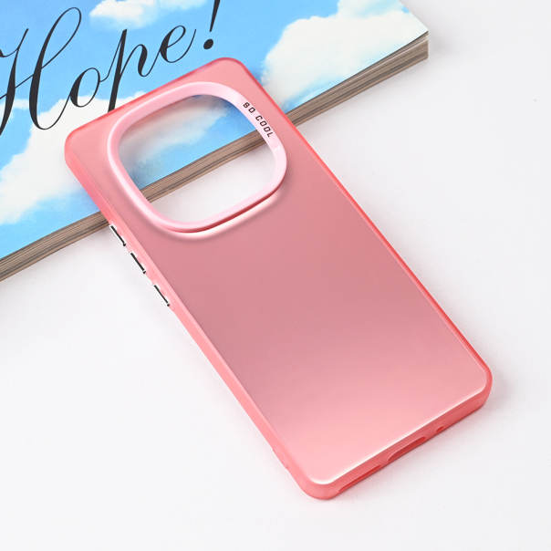 Maska za Xiaomi Redmi Note 14 Pro 4G Clear roze - 220992