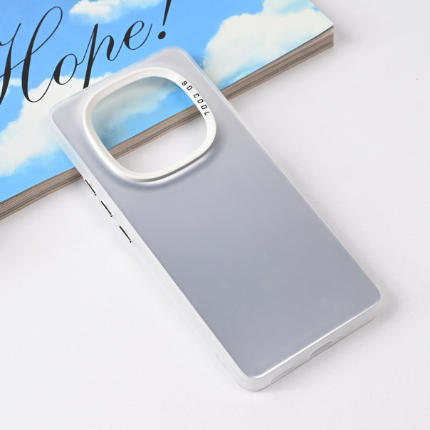 Maska za Xiaomi Redmi Note 14 Pro Plus Clear srebrna - 220994