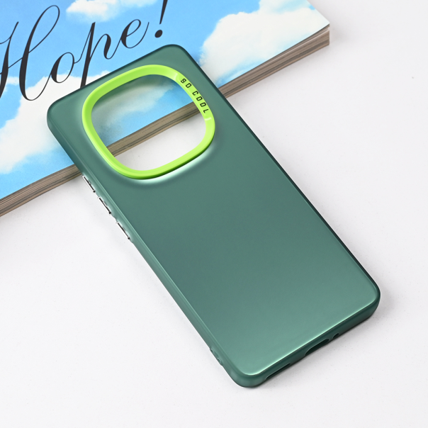 Maska za Xiaomi Redmi Note 14 Pro Plus Clear zelena - 220995