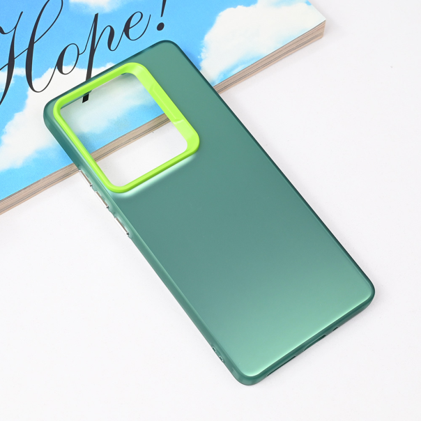 Torbica Clear za Xiaomi Redmi Note 14s zelena - 221718