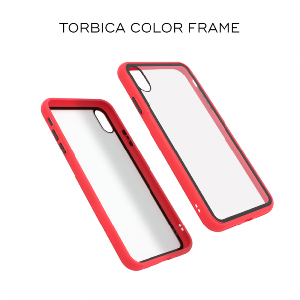 Maska za Huawei P40 Lite E Color Frame crna - 82456