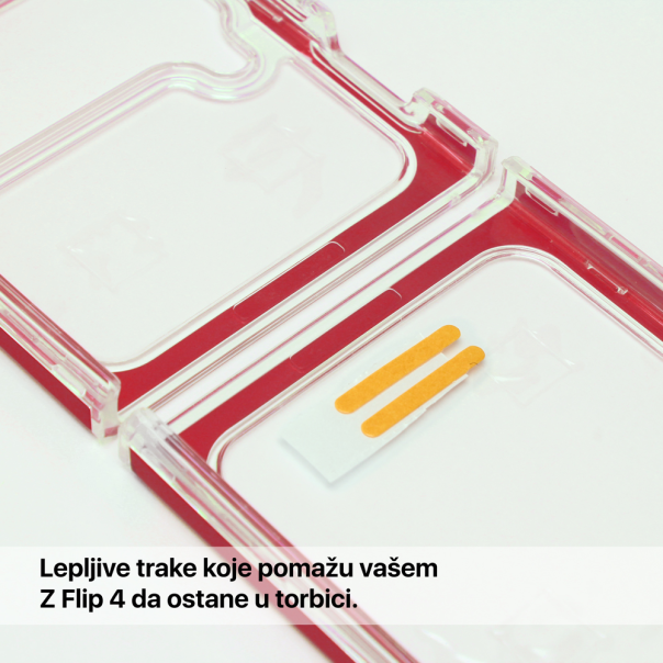 Torbica Color HD za Samsung F721B Galaxy Z Flip 4 5G crvena - 203501